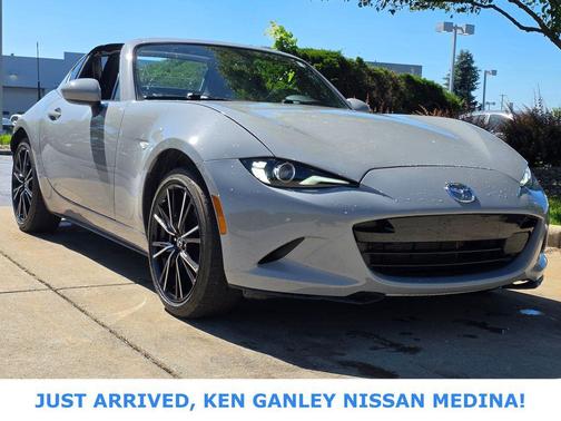 Aero Gray 2024 Mazda MX-5 Miata RF Grand Touring