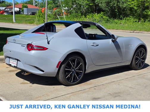 Aero Gray 2024 Mazda MX-5 Miata RF Grand Touring
