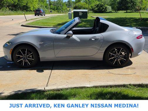 Aero Gray 2024 Mazda MX-5 Miata RF Grand Touring