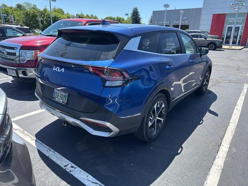 Sapphire Blue 2024 Kia Sportage EX