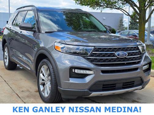 Carbonized Gray Metallic 2022 Ford Explorer XLT