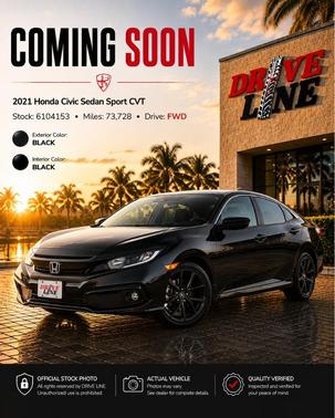 Crystal Black Pearl 2021 Honda Civic Sport