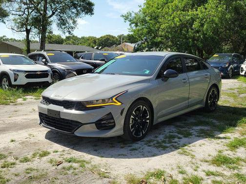 Gray 2022 Kia K5 GT-Line