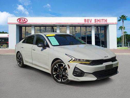 Gray 2022 Kia K5 GT-Line