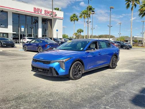 Wave Blue 2025 Kia K4 GT-Line Turbo