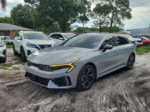 Gray 2025 Kia K5 GT-Line