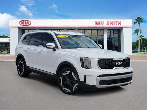 Glacial White Pearl 2024 Kia Telluride EX SUV