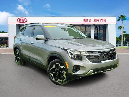 Steel Gray 2025 Kia Seltos EX
