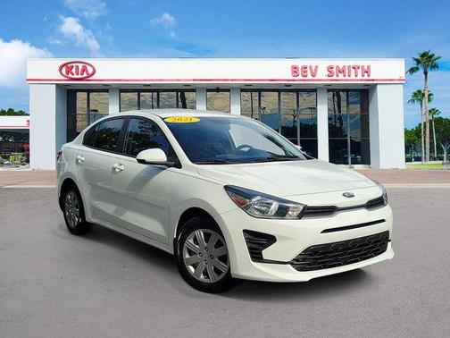 Clear White 2021 Kia Rio LX