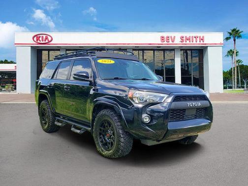 Midnight Black Metallic 2021 Toyota 4Runner SR5 Premium