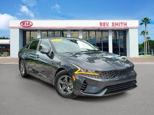 Gray 2023 Kia K5 LXS