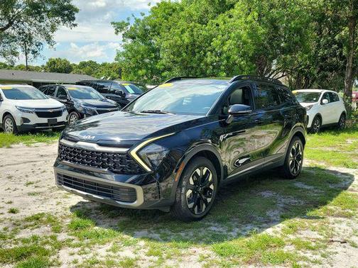 Ebony Black 2023 Kia Sportage X-Line