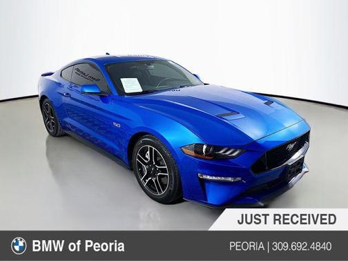 Blue 2020 Ford Mustang GT Premium