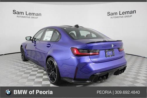 Blue 2022 BMW M3 Competition