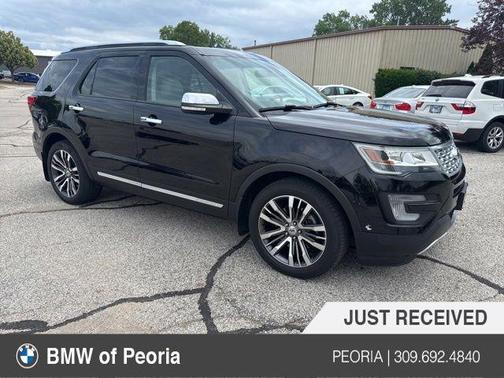 Shadow Black 2016 Ford Explorer Platinum