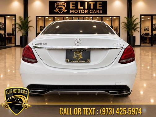 Polar White 2018 Mercedes-Benz AMG C 43 4MATIC
