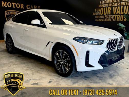 Alpine White 2025 BMW X6 xDrive40i