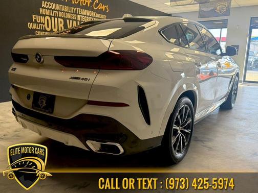 Alpine White 2025 BMW X6 xDrive40i