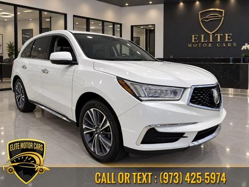 White Diamond Pearl 2019 Acura MDX 3.5L w/Technology Package