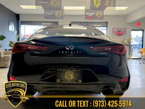 Black Obsidian 2018 INFINITI Q60 3.0t Red Sport 400