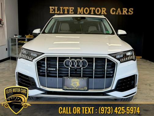 Carrara White 2021 Audi Q7 45 Premium Plus
