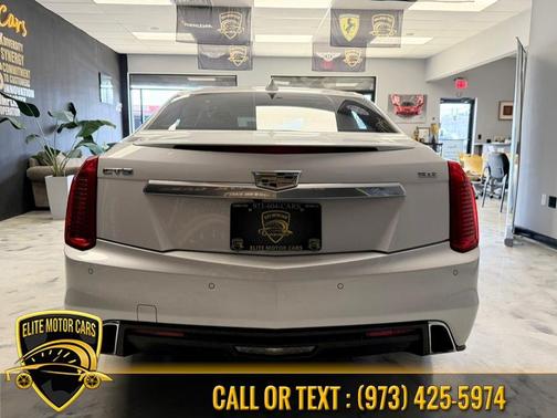 Crystal White Tricoat 2018 Cadillac CTS 3.6L Luxury