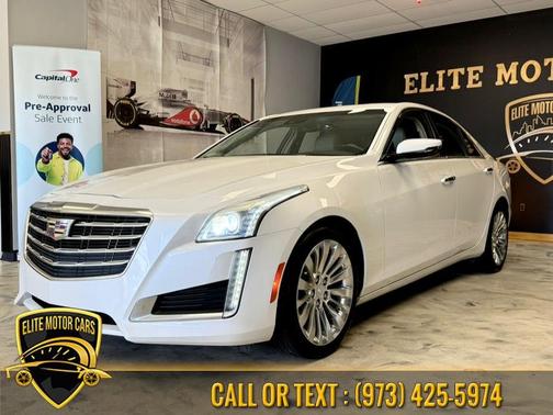 Crystal White Tricoat 2018 Cadillac CTS 3.6L Luxury