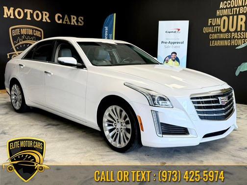 Crystal White Tricoat 2018 Cadillac CTS 3.6L Luxury