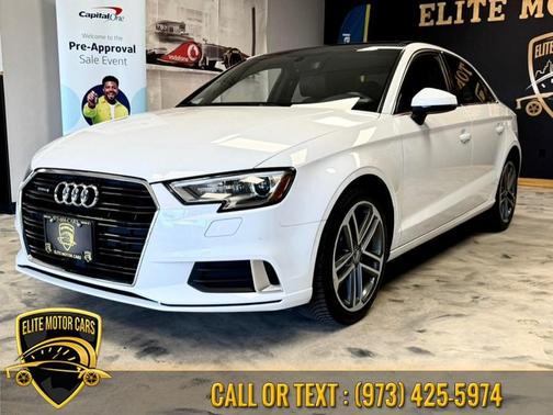 Glacier White Metallic 2019 Audi A3 Premium