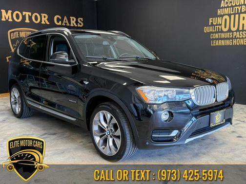Black Sapphire Metallic 2017 BMW X3 xDrive28i