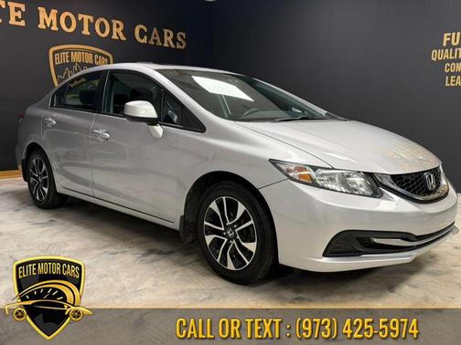 Alabaster Silver Metallic 2013 Honda Civic EX