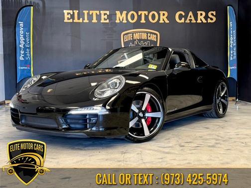 Black 2014 Porsche 911 Targa 4S