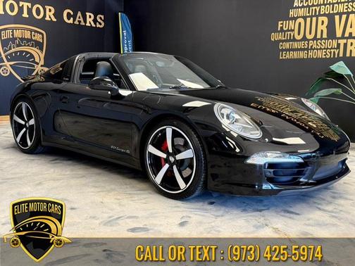 Black 2014 Porsche 911 Targa 4S