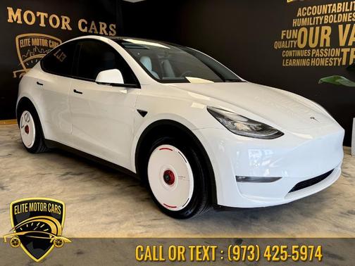 Pearl White Multi-Coat 2021 Tesla Model Y Long Range Dual Motor All-Wheel Drive