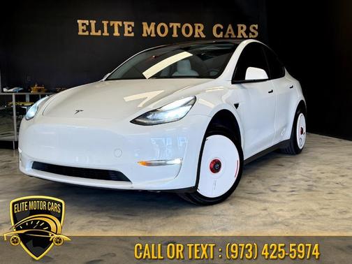 Pearl White Multi-Coat 2021 Tesla Model Y Long Range Dual Motor All-Wheel Drive