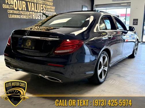 Lunar Blue Metallic 2017 Mercedes-Benz E-Class 4MATIC