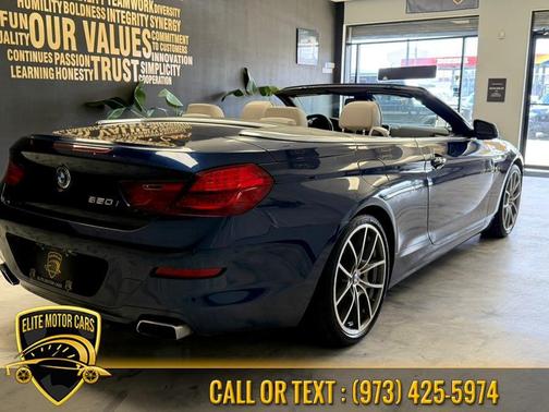 Deep Sea Blue Metallic 2012 BMW 650 2dr Conv 650i