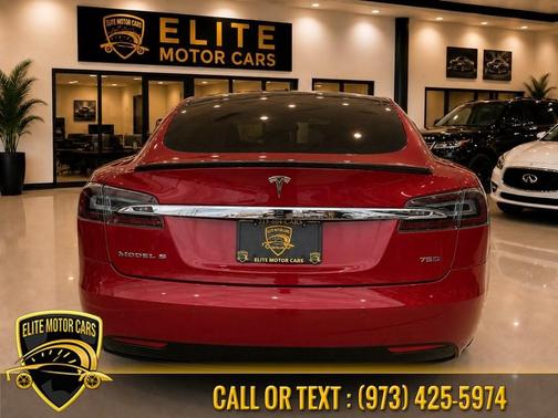 Red Multi-Coat 2016 Tesla Model S 75D