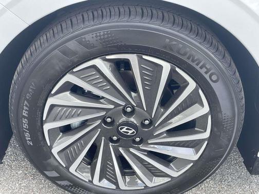 Serenity White 2026 Hyundai SONATA Hybrid Limited