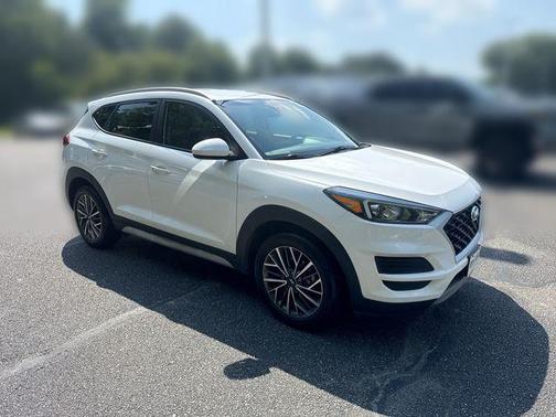 White Cream 2021 Hyundai TUCSON SEL