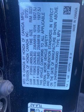 2020 Honda CR-V 2WD Touring