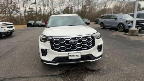 STAR WHITE MET TRI-COAT 2026 Ford Explorer Platinum
