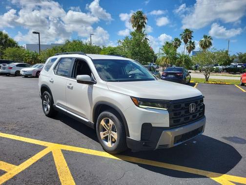 Platinum White 2026 Honda Pilot EX-L