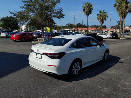 Platinum White 2026 Honda Civic LX