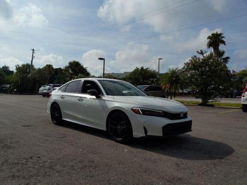 Platinum White 2026 Honda Civic Sport