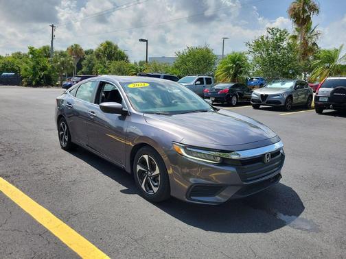 Modern Steel Metallic 2021 Honda Insight EX