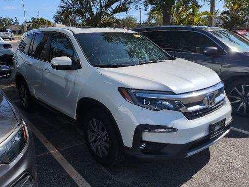 Platinum White Pearl 2020 Honda Pilot AWD EX-L