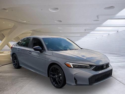 Urban Gray Pearl 2026 Honda Civic Hybrid Sport