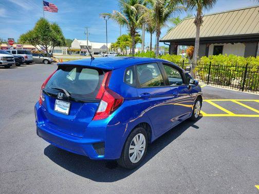 Aegean Blue Metallic 2017 Honda Fit LX