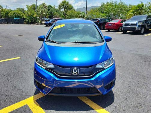 Aegean Blue Metallic 2017 Honda Fit LX
